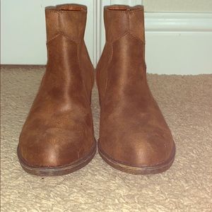 Sugar Brand leather booties Size 8